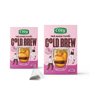 Produits d'exportation du Vietnam : Thé Snow Shan en sachet, thé biologique infusé à froid, sachets triangulaires pour infusion à froid, emballages personnalisés avec logo - Product Image 1