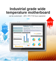 19-Inch Industrial Rugged Touch Screen Monitor Capacitive Type for Business Use Waterproof and Touch Screen Features