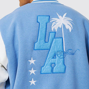 Chaqueta Varsity para Hombre al por Mayor, Diseño de Cuello Alto, Ropa de Calle de Invierno, Chaqueta Informal de Venta Caliente - Product Image 5