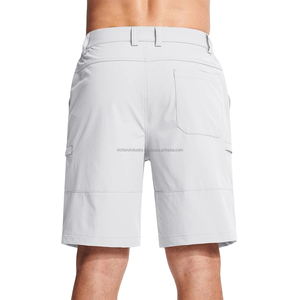 กางเกงขาสั้นปั่นจักรยานสำหรับผู้ชายกางเกงตกปลาแห้งเร็ว5กระเป๋ากันน้ำได้พิมพ์โลโก้ได้ตามต้องการ - Product Image 2