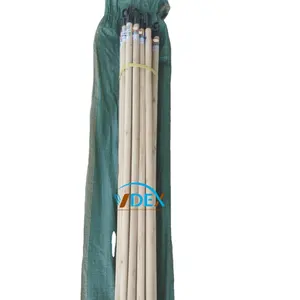 Vietnamesischer hölzerner Besenstäbchen-Lach-Moppegriff nicht wickelnder Kunststoff-Besengriff Halterung PvC-Hülse Rawstick