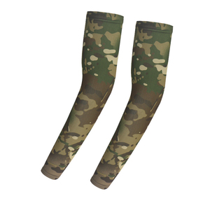 Manchons de bras unisexes pour adultes en Spandex/Polyester de haute qualité, élastiques, respirants, anti-UV, protection thermique, longueur biceps, logo personnalisé - Product Image 2
