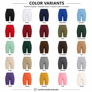 Shorts cyclistes taille haute personnalisés pour femmes OEM ODM Marque privée Yoga Gym Fitness Compression Activewear - Product Image 4