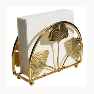 Custom Metal Napkin Holder Stylish New Design New Arrival Decorative Tissue Stand Premium <b>Dining</b> <b>Table</b> Kitchen - Product Image 1