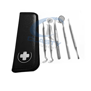 Kit d'instruments chirurgicaux dentaires, kit de nettoyage dentaire, vente chaude, source d'alimentation manuelle, acier, hygiène buccale - Product Image 5