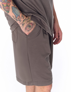 Customizable Breathable Summer Men's <b>T</b>-<b>Shirt</b> Shorts Set Crew Neck Seamless Fusing Heat-Transfer Printed Satin <b>Polyester</b> Fabric - Product Image 5