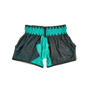 Shorts de Baño para Hombre con Bloques de Color, Paneles Geométricos, Secado Rápido, Ecológicos, Satinados, Cintura Media Elástica, Logotipo Frontal, Estilo Unisex - Product Image 1