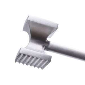 Marteau à viande double face en acier Bold Blossom, attendrisseur de steak écologique antiadhésif, grand outil de cuisine en stock - Product Image 4