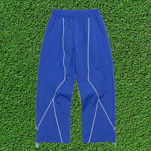 Chaqueta y Pantalones Deportivos Personalizados de Alta Calidad para Hombre, Cortavientos de Nailon con Logotipo Personalizado Impreso en Serigrafía, Diseño OEM, Forro de Malla - Product Image 6