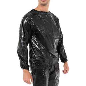 Custom Printing Logo Man Polyester Home Use Fitness Body Shape Weight Loss Sauna Suit - Product Image 3