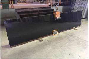 Baldosas y Losas de Granito Negro Natural Pulido, Diseño Moderno para Pisos de Cocina y Baño - Product Image 3