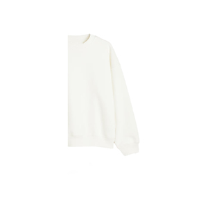 เสื้อสเวตเชิ้ตคอกลมผู้ชาย พรีเมียม ผ้าฝ้ายถักนิตติ้ง 100% ระบายอากาศได้ดี เป็นมิตรกับสิ่งแวดล้อม ลายพิมพ์นูน ดีไซน์โลโก้ด้านหน้า - Product Image 4