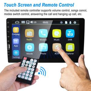 Lecteur MP5 stéréo pour voiture 9 pouces, écran tactile 1080P, radio FM sans fil, USB, AUX, caméra de recul, Mirror Link, télécommande, navigation GPS - Product Image 5