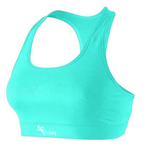 Sujetador deportivo de spandex para mujer, personalizado, al por mayor, cómodo, de alto soporte, sin costuras, con espalda cruzada y almohadillas extraíbles, de secado rápido. - Product Image 2