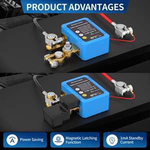 12V 24V 240A Automatic Battery Disconnect <b>Switch</b> With <b>Remote</b> Control For Car Truck Boat - Product Image 3