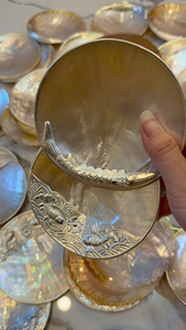 Plato de Caviar de Nácar de Lujo de Nuevo Diseño, Concha de Perla Natural, Color Natural Certificado por Terceros para la Fabricación de Joyas al por Mayor - Product Image 6