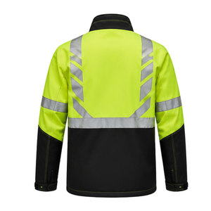 Outdoor Working Jacket High Visibility Reflective <b>Waterproof</b> Windproof Utility <b>Work</b> For Industrial Maintenance And Teams - Product Image 4