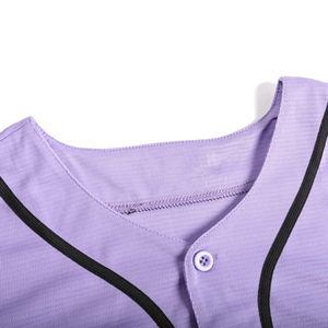 Camiseta de Béisbol Personalizada de Fábrica 2026 con Botones Completos, Ropa de Softbol Transpirable y Cómoda, Impresión con Nombre de Jugador del Propio Equipo - Product Image 3