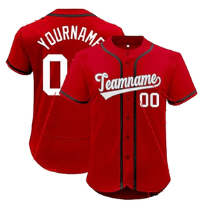 Camiseta de Béisbol Personalizada OEM para Hombre, Estilo Hip Hop, Manga Corta, Uniforme Deportivo, Camisetas de Béisbol Lisas - Product Image 6