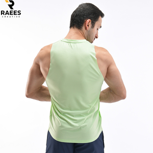 Débardeurs pour hommes à prix avantageux, personnalisables avec logo, coupe ajustée, unis, sans manches, respirants, pour l'entraînement - Product Image 5
