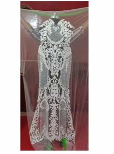 Stylish Wedding Wear <b>Fabric</b> Panels Premium Embroidered Front Back Cloth Set From India Exporter At Best Price - Product Image 4