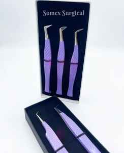 Pinzas de Alta Calidad con Punta de Fibra para Pestañas, de Acero Inoxidable y Almacenamiento en Múltiples Compartimentos, Pinzas para Injerto de Pestañas - Product Image 4