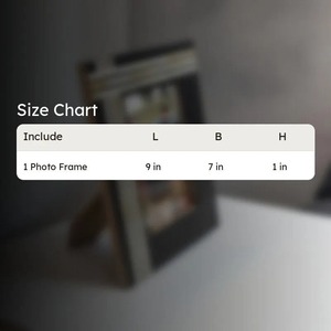 Modern Resin Photo <b>Frame</b> Rectangular Tabletop Vertical Handmade Black with Cream Stripes - Product Image 6