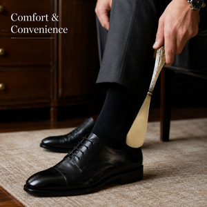 Cuchara de zapatos vintage de latón con mango largo, de lujo, decorativa, de primera calidad, ayuda para el calzado, elegante regalo para hombres y mujeres - Product Image 2
