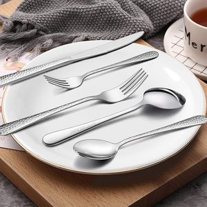 Elegante Juego de Cubiertos de Metal, Diseñado para Servicios de Gran Celebración y Comidas Casuales Diarias, Cubiertos para Uso Diario al por Mayor - Product Image 4