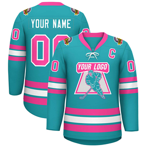 Wholesale Custom Unisex <b>Ice</b> Hockey Jersey Team Uniform Sublimation Customization Spandex/Polyester Material Breathable Summer - Product Image 1