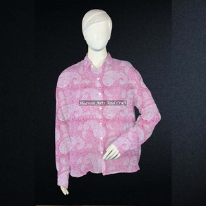 Ropa de Algodón con Estampado Tribal Boho Hippie - Camisa de Algodón con Dobladillo al por Mayor - Camisa Túnica Halter de Tela de la India y Pakistán - Product Image 5