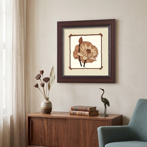Caja de Almacenamiento Decorativa de Pared con Chapa de Madera Moderna, Diseño Multifuncional de 5 Niveles para Uso Doméstico - Product Image 2