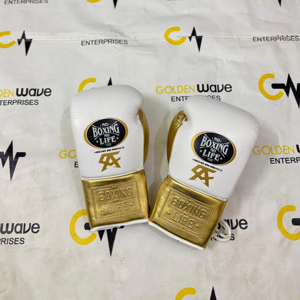 Gants de boxe en cuir de vachette véritable de haute qualité, fabriqués sur mesure en usine, très demandés, pour la lutte (No Boxing No Life). - Product Image 1