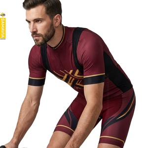 Samavia Eco-Friendly Unisex Adult <b>Cycling</b> Jersey Set 100% Polyester Mesh Heat-Transfer Printing 180g | RTP OEM Service Low Price - Product Image 5