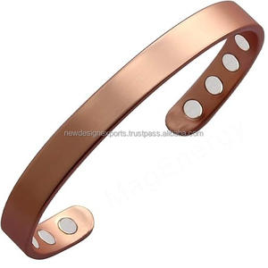 Bracelets en cuivre de qualité supérieure, faits à la main, de luxe, 100% cuivre pur, design Art Déco animalier, décoration d'intérieur, bracelet élégant - Product Image 2