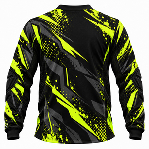 Camiseta de Paintball Personalizada para Torneo, Diseño Gráfico Splatter, Manga Larga con Protección para Codos, Secado Rápido, Camiseta de Equipo - Product Image 2