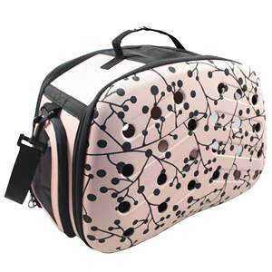 Lightweight Narrow-Shell Perforated Collapsible <b>Pet</b> <b>Carrier</b> Grade Transportable Design for <b>Pets</b> - Product Image 2