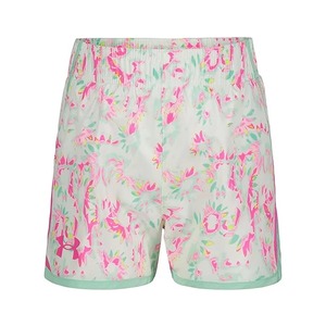 Pantalones cortos con estampado floral para mujer, que absorben la humedad, corte regular, ropa deportiva - Product Image 1