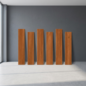 Gray Wood Look Porcelain Plank Tiles 12mm Thick 20x120cm Matt Glazed Finish Antibacterial Heat Insulation for Contemporary - Product Image 1