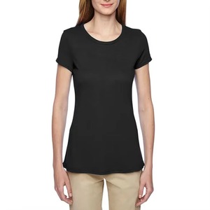 Camisetas para mujer con MOQ bajo, tela suave, ideales para uso en exteriores en verano, camisetas para mujer con talla personalizada. - Product Image 5