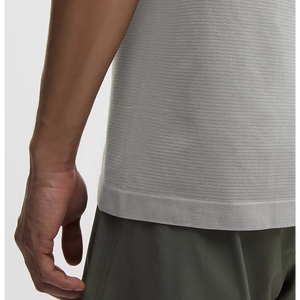 <b>Men's</b> Sleeveless Tank Top Printed Stand Collar Washed Embroidery Knitted Breathable Sporty Fit Gray Workout <b>Vest</b> for Gym Running - Product Image 6