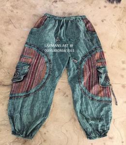 Sarouel patchwork en coton pyjama sarouel en coton pyjama patchwork en coton pyjama indien pyjama patchwork en coton népalais pantalon bohème - Product Image 1