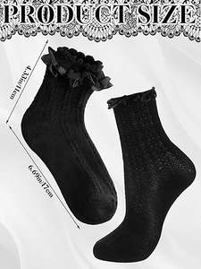 Calcetines Casuales de Invierno para Hombre de Primera Calidad, Transpirables, Cómodos, Tejidos con Spandex/Nylon, Resistentes a Desgarros - Product Image 4