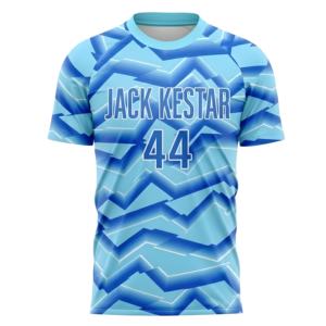 Conjunto de Uniforme de Fútbol Personalizado por Sublimación para Adultos Unisex 2025, Cuello Redondo, Manga Corta, 100% Poliéster, Secado Rápido, Verano - Product Image 2