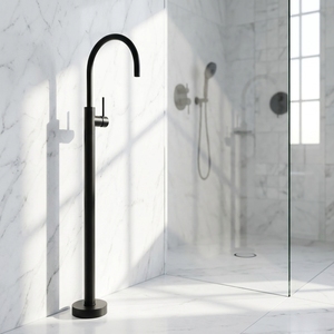 Mitigeur de douche monocommande en laiton Watersino de haute qualité au design moderne pour salle de bain, eau chaude/froide - Product Image 1