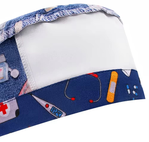 Custom Medical Print Scrub Cap – Premium Cotton Surgical <b>Hat</b> for Doctors & Nurses - Product Image 4