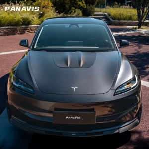 ฝาครอบเครื่องยนต์คาร์บอนไฟเบอร์แห้ง PANAVIS สำหรับรถยนต์เทสล่า รุ่น 3 ปี 2019-2025 - Product Image 4