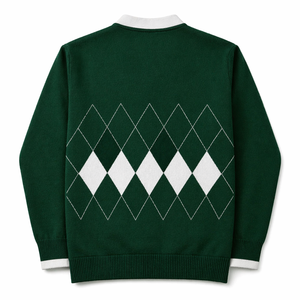 Cardigan en tricot classique pour homme, en coton premium, boutonné devant, vêtements décontractés d'hiver, chaud et confortable, à porter tous les jours, cardigan pour homme - Product Image 4