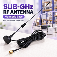 Antena Magnetik RF 850-925MHz dengan Kabel 1m 2m 3m dan Konektor Pin untuk Modul Data Nirkabel dan Peralatan IoT