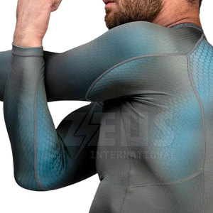 Camisetas de compresión para adultos, uso en exteriores, gimnasio, ejercicio, camisetas de compresión para hombre, venta en línea - Product Image 5